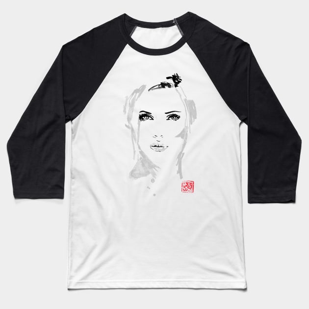 scarlett Baseball T-Shirt by pechane